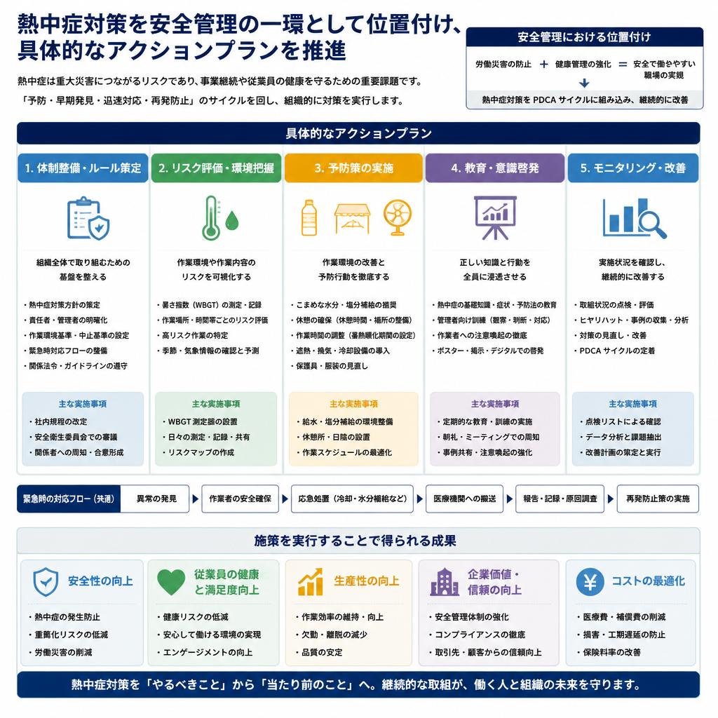 安全管理の一環としての熱中症対策